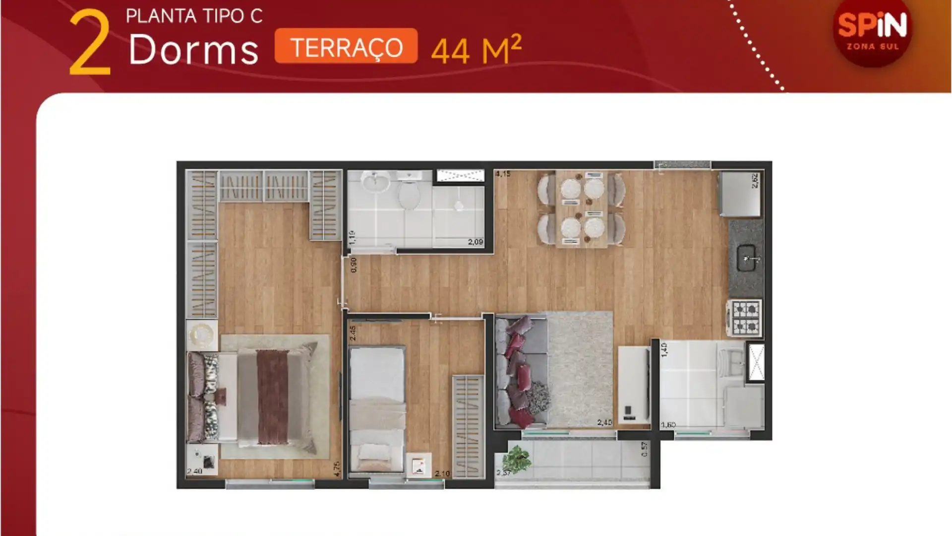 planta tipo c Terraço
