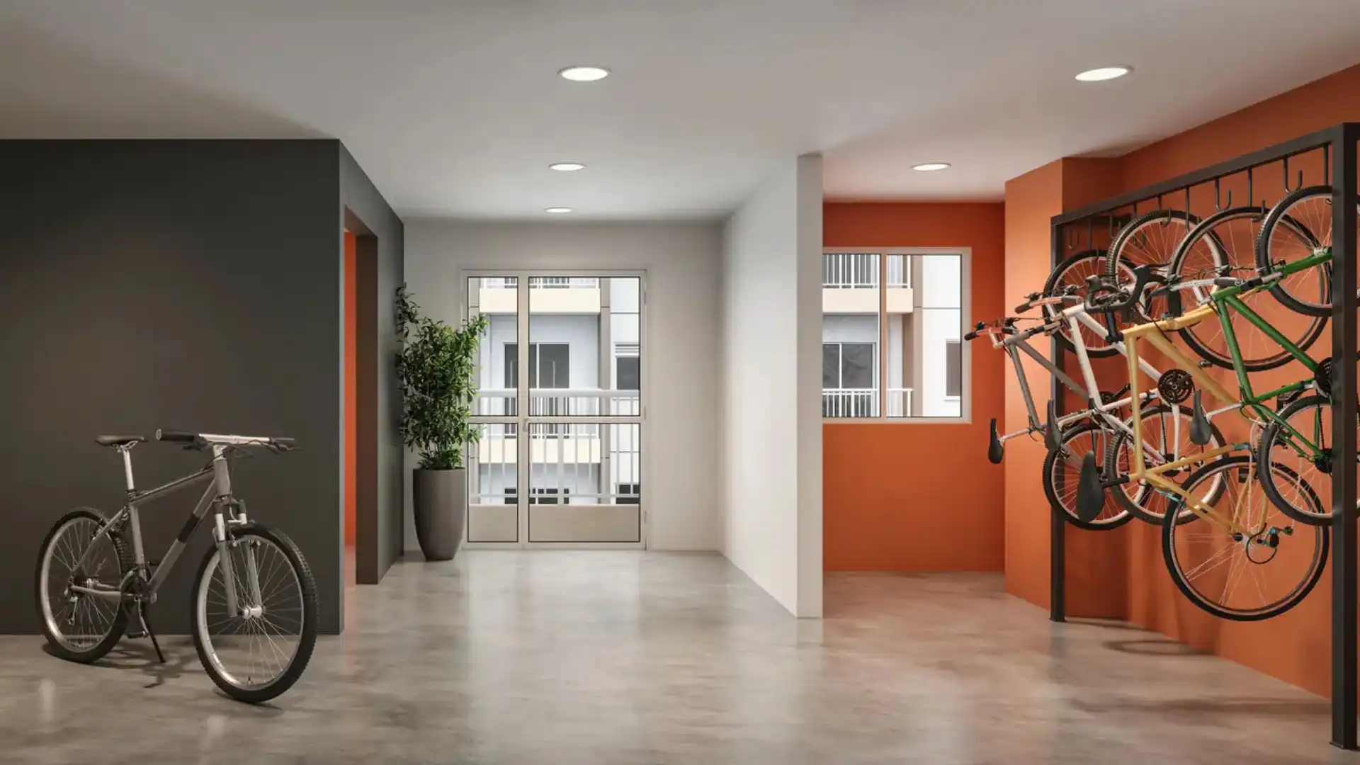 espaço para bikes